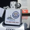 Bật Lửa Zippo Chủ Đề Tầu Chiến Hiếm Gặp Đời 2 Vạch Sắc SX năm 1980 ZC220