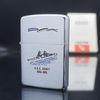 Bật Lửa Zippo Chủ Đề Tầu Chiến 2 Mặt Hiếm Gặp Đời 8 Vạch Huyền SX năm 1982 ZC221