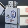 Bật Lửa Zippo Chủ Đề Tầu Chiến Hiếm Gặp Đời 1 Vạch Sắc SX năm 1981 ZC222