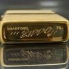 Bật Lửa Zippo Mạ Vàng Gold Plated Đời 5 Vạch Sắc Năm 1977 Rất Hiếm ZQH130