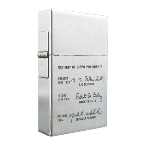 Bật Lửa Zippo Replica 1932 Phom Cao Đã Qua Sử Dụng Chủ Đề Chữ Ký Chủ Tịch Hiếm Gặp SX Năm 1993 ZQHU99