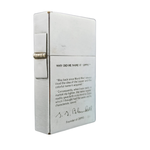 Bật Lửa Zippo Replica 1932 Phom Cao Đã Qua Sử Dụng Chủ Đề Bức Thư Chủ Tịch Hiếm Gặp SX Năm 1989 ZQHU100