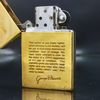 Bật Lửa Zippo Replica 1932 Phom Cao Đã Qua Sử Dụng Mạ Vàng Hiếm Gặp SX Năm 1991 ZQHU106