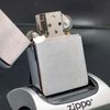 BẬT LỬA ZIPPO ĐỒNG KHỐI MẠ CHROME TRƠN PHAY XƯỚC ĐỜI V NĂM 1989 ZL505