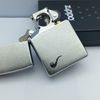 BẬT LỬA ZIPPO ĐỒNG MẠ CHROME PHAY XƯỚC TẨU PIPE - Z297