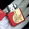 Zippo 49233 – Zippo Sơn Đỏ Trâu Vàng Year of the Ox Red Matte Z82