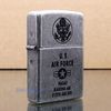 Bật Lửa Zippo Antique Silver Plated Mạ Bạc Khắc Quân Đội U.S AIR FORCE - Z320