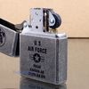 Bật Lửa Zippo Antique Silver Plated Mạ Bạc Khắc Quân Đội U.S AIR FORCE - Z320