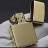 BẬT LỬA ZIPPO BRASS ARMOR TRƠN PHAY XƯỚC Z126