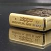 BẬT LỬA ZIPPO BRASS ĐỒNG KHỐI HỌA TIẾT LA BÀN - BẢN ĐỒ ZKB90