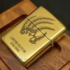 Bật Lửa Zippo Đồng Nguyên Khối Brass Armor Chủ Đề Mãnh Hổ ZKB91