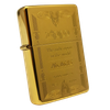 Bật lửa zippo gold plated bản giới hạn 1000 chiếc trên toàn thế giới đời VII la mã sx năm 1991 ZL507