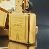 Bật lửa zippo gold plated bản giới hạn 1000 chiếc trên toàn thế giới đời VII la mã sx năm 1991 ZL507