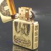 Bật Lửa Zippo Đồng Nguyên Khối Chủ Đề Đức Phật Dược Sư Tọa Đài Sen ZKB99