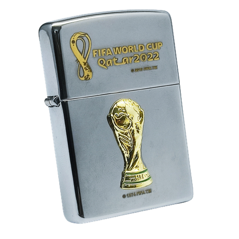 Bật Lửa Zippo World Cup 2022 Thiết Kế Cup Vàng Đặc Biệt Z314