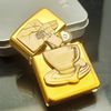 Bật Lửa Zippo Đồng Khối Emblem Thưởng Trà Hiếm Gặp Đời XIII La Mã Năm 1997 ZL521