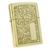 Bật Lửa Zippo Đồng Khối Hoa Văn Ý 2 Mặt Đời VI La Mã Sản Xuất Năm 1990 ZL522