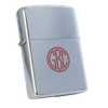 Bật Lửa Zippo Cổ Đồng Khối Mạ Chrome Phay Xước Khắc Ăn Mòn Phủ Sơn Năm 1973 Đời 1 Vạch Thẳng ZC242