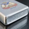 Bật Lửa Zippo Cổ Đồng Khối Mạ Chrome Phay Xước Khắc Ăn Mòn Phủ Sơn 2 Mặt Hiếm Gặp Năm 1976 Đời 6 Vạch Sắc ZC238