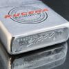 Bật Lửa Zippo Cổ Đồng Khối Mạ Chrome Phay Xước Khắc Ăn Mòn Phủ Sơn Năm 1968 Đời 6 Vạch Thẳng ZC240