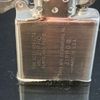 Bật Lửa Zippo Cổ Đồng Khối Mạ Chrome Phay Xước Khắc Ăn Mòn Phủ Sơn Năm 1973 Đời 1 Vạch Thẳng ZC242