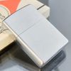 Bật Lửa Zippo Cổ Đồng Khối Mạ Chrome Phay Xước Khắc Ăn Mòn Phủ Sơn Năm 1973 Đời 1 Vạch Thẳng ZC242