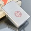 Bật Lửa Zippo Cổ Đồng Khối Mạ Chrome Phay Xước Khắc Ăn Mòn Phủ Sơn Năm 1973 Đời 1 Vạch Thẳng ZC242