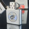 Bật Lửa Zippo Cổ Đồng Khối Mạ Chrome Phay Xước Khắc Ăn Mòn Phủ Sơn 2 Mặt Hiếm Gặp Năm 1982 Đời 8 Vạch Huyền ZC243