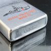Bật Lửa Zippo Cổ Đồng Khối Mạ Chrome Phay Xước Khắc Ăn Mòn Phủ Sơn 2 Mặt Tầu Chiến Hiếm Gặp Năm 1982 Đời 8 Vạch Huyền ZC244
