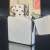 Bật Lửa Zippo Cổ Đồng Khối Mạ Chrome Phay Xước Khắc Ăn Mòn Phủ Sơn Năm 1981 Đời 1 Vạch Sắc ZC245