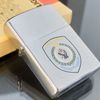 Bật Lửa Zippo Cổ Đồng Khối Mạ Chrome Phay Xước Khắc Ăn Mòn Phủ Sơn Năm 1981 Đời 1 Vạch Sắc ZC245