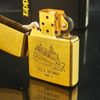 Bật Lửa Zippo Đồng Khối Khắc Ăn Mòn Tầu Chiến Chu Niên 1932 - 1992 Sản Xuất Năm 1992 ZL527