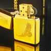 Bật Lửa Zippo Đồng Khối Trơn Bóng Khắc Ăn Mòn Chủ Đề Đại Bàng Chu Niên 1932 - 1992 Sản Xuất Năm 1992 ZL529