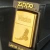 Bật Lửa Zippo Đồng Khối Trơn Bóng Khắc Ăn Mòn Chủ Đề Đại Bàng Chu Niên 1932 - 1992 Sản Xuất Năm 1992 ZL529