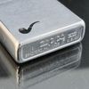 Bật Lửa Zippo Đồng Khối Mạ Chrome Phay Xước Dòng Ruột Tẩu Hiếm Gặp  Đời XV La Mã Sản Xuất Năm 1999 ZL530