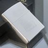 Bật Lửa Zippo Đồng Khối Mạ Chrome Phay Xước Dòng Ruột Tẩu Hiếm Gặp  Đời XV La Mã Sản Xuất Năm 1999 ZL530