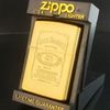 Bật Lửa Zippo Đồng Khối Trơn Phay Xước Khắc Ăn Mòn Chủ Đề Rượu Đời XII La Mã Sản Xuất Năm 1996 ZL532