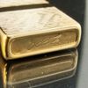 Bật Lửa Zippo Mạ Vàng Gold Plated Đời 5 Vạch Sắc Năm 1977 Rất Hiếm ZQH132