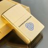 Bật Lửa Zippo Mạ Vàng Gold Plated Đời 5 Vạch Sắc Năm 1977 Rất Hiếm ZQH132