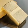 Bật Lửa Zippo Mạ Vàng Gold Plated Đời 5 Vạch Sắc Năm 1977 Rất Hiếm ZQH132