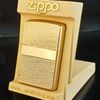 Bật Lửa Zippo Mạ Vàng Gold Plated Đời 5 Vạch Sắc Năm 1977 Rất Hiếm ZQH132