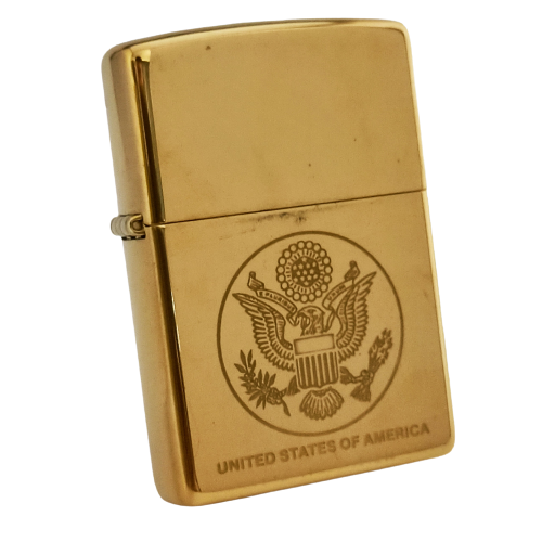 Bật Lửa Zippo Đồng Khối Khắc Ăn Mòn Chủ Đề Cực Hiếm Gặp Đời XV La Mã Sản Xuất Năm 1999 ZL533