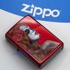 Zippo 28830 – Zippo Day of The Dead Girl Candy Apple Red ZM140