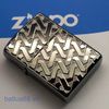 Bật Lửa Zippo 49173 – Zippo Armor® Geometric Weave Design Black Ice Z328