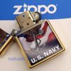 Zippo 48549 – Zippo U.S. Navy Eagle Anchor & Flag Brushed Chrome ZM136