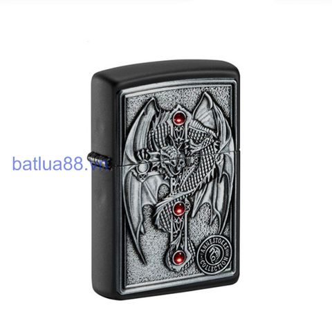 Zippo 49755 – Zippo Anne Stokes Gothic Guardian Emblem Black Matte ZM137