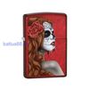 Zippo 28830 – Zippo Day of The Dead Girl Candy Apple Red ZM140