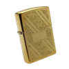 Bật Lửa Zippo Đồng Khối Mạ Vàng Gold Plated Đời 10 La Mã Sản Xuất Năm 1994 ZL538