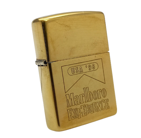 Bật Lửa Zippo Đồng Khối Marlboro Bản Xuất Châu Âu Đời XI La Mã Năm 1995 Cực Hiếm ZL542