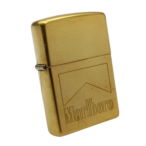 Bật Lửa Zippo Đồng Khối Marlboro Bản Xuất Châu Âu Đời XIV La Mã Năm 1998 Hiếm Gặp ZL548